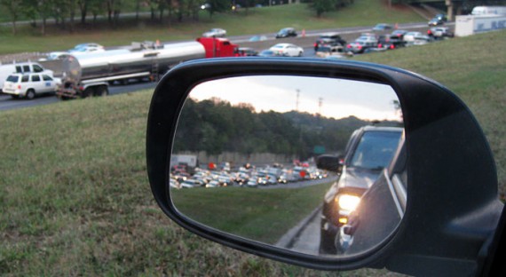 backed-up interstate traffic